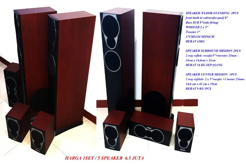 speaker home theater mission