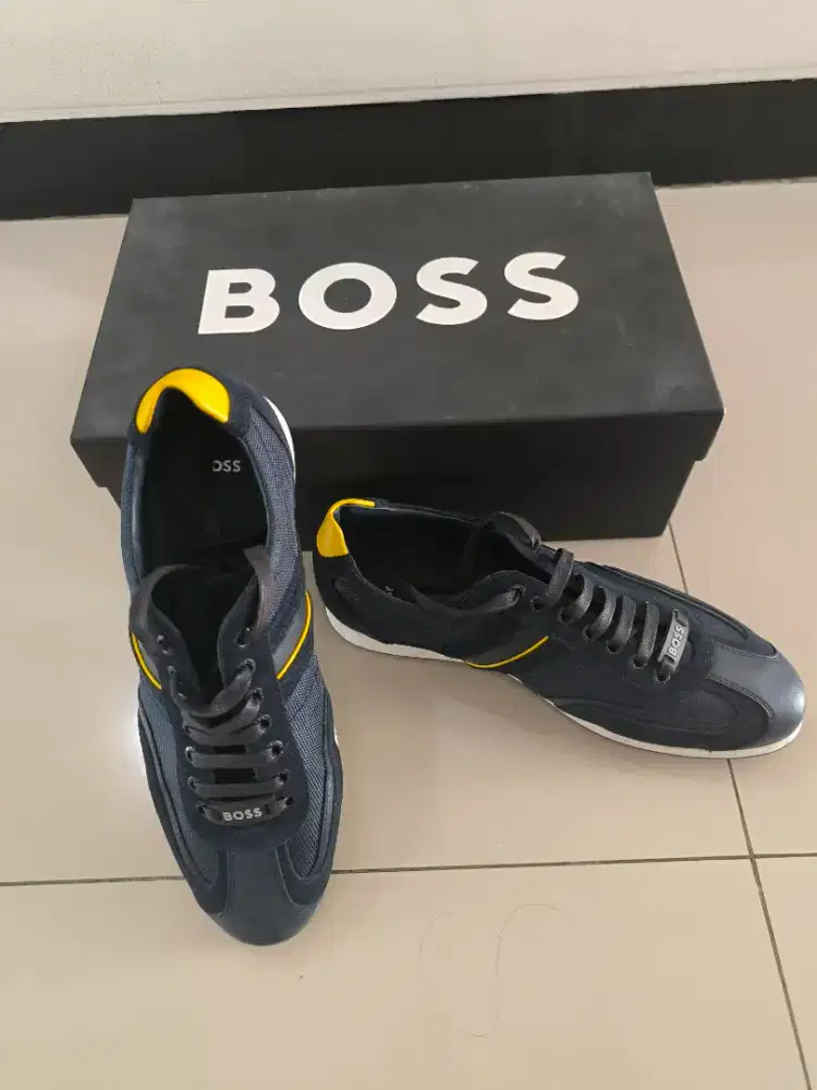 NEW SEPATU HUGO BOSS STIVEN NAVY