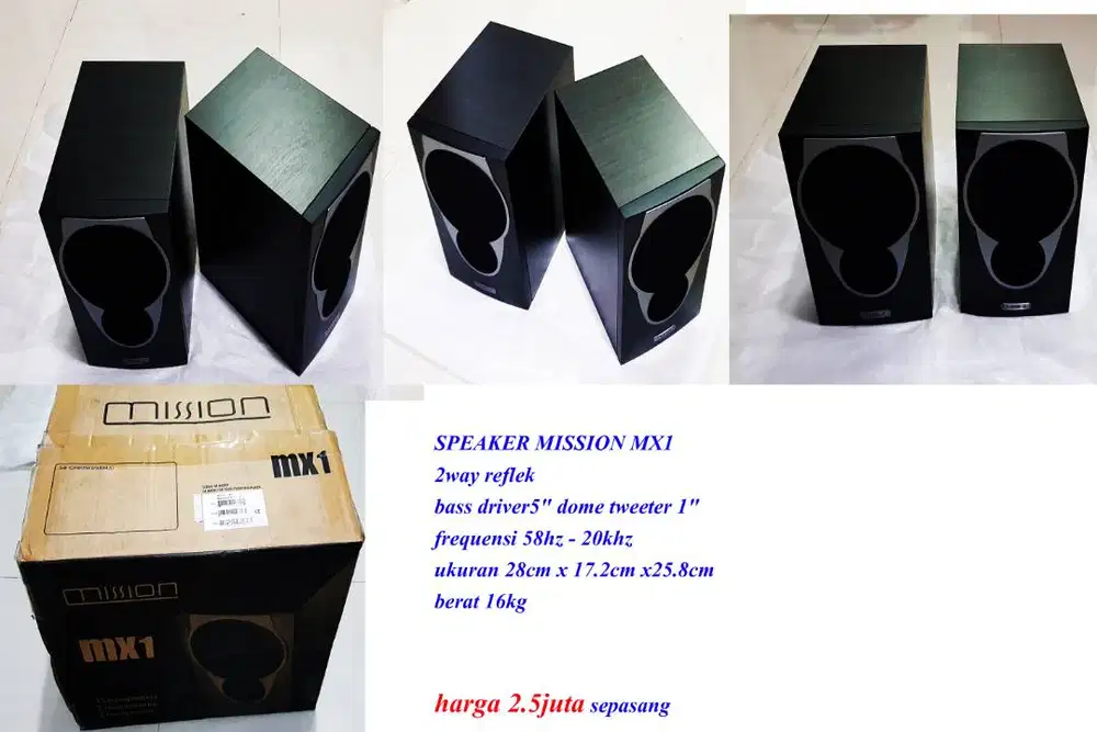 speaker mission MX1