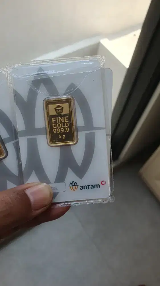 Emas Antam 5 gr gram RM Press Surabaya Sidoarjo Gresik