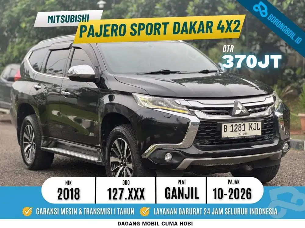 PAJERO DAKAR AT 2018 SIAP PAKAI