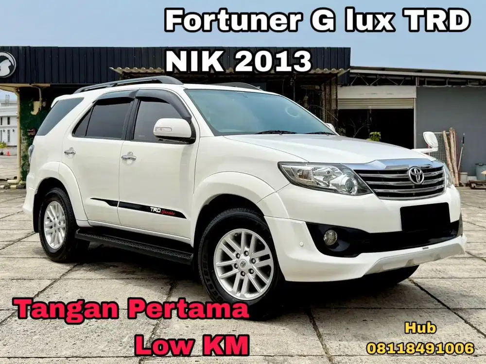 Toyota Fortuner 2.7 G Lux Luxury TRD 2013