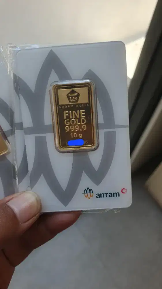 Emas Antam 10 gr gram RM press Surabaya Sidoarjo Gresik