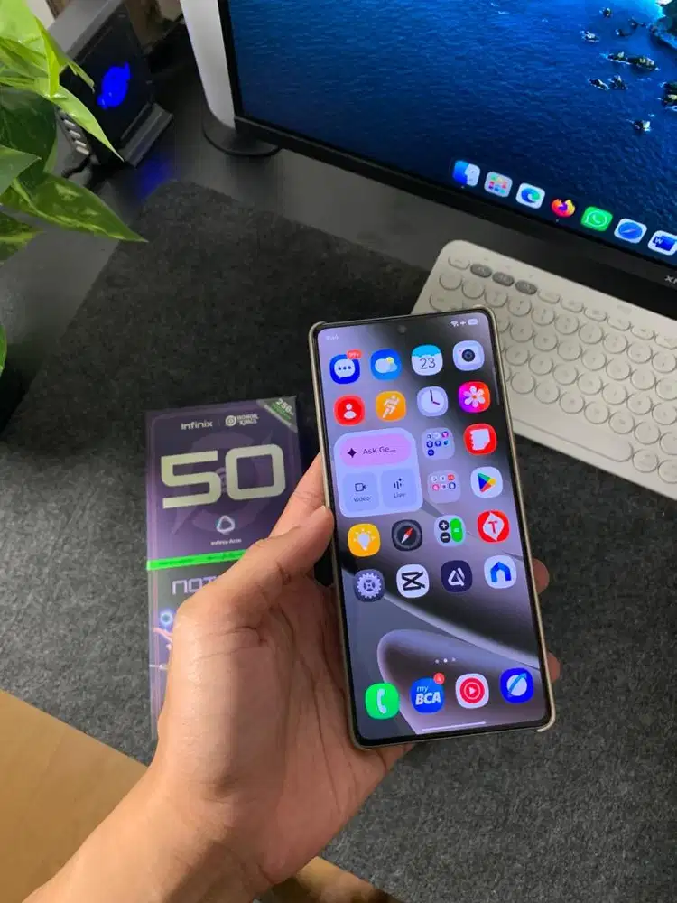 Infinix Note 50 Pro 8/256GB Fullset Mulus Banget