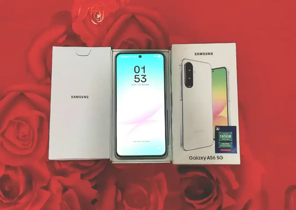 Samsung A56 5G Ram 8/256gb Garansi On s/d april 2026 Fullset No minus