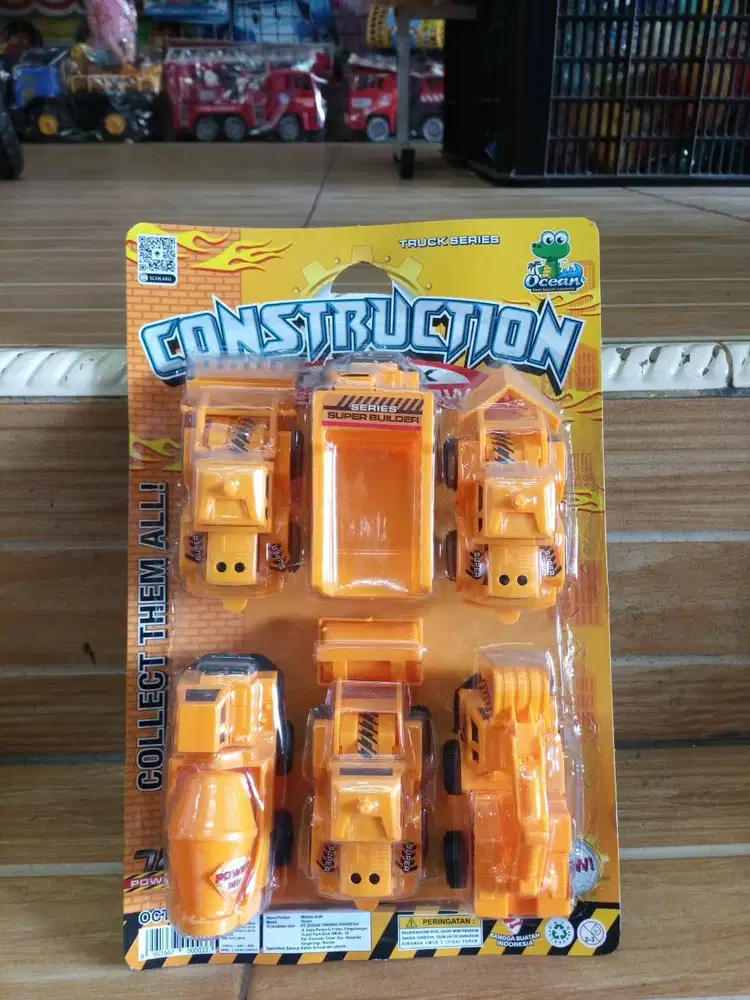 mainan anak set isi 6 kontruksi