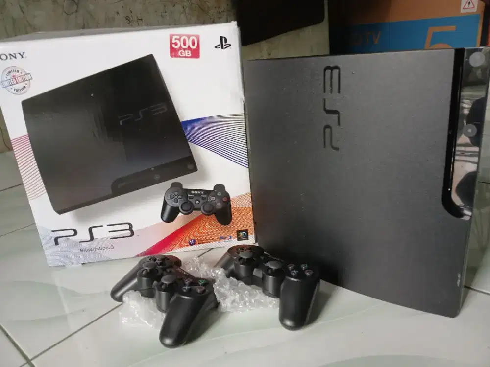 Ps3 slim 500gb hèn support 40an judul games terbaik