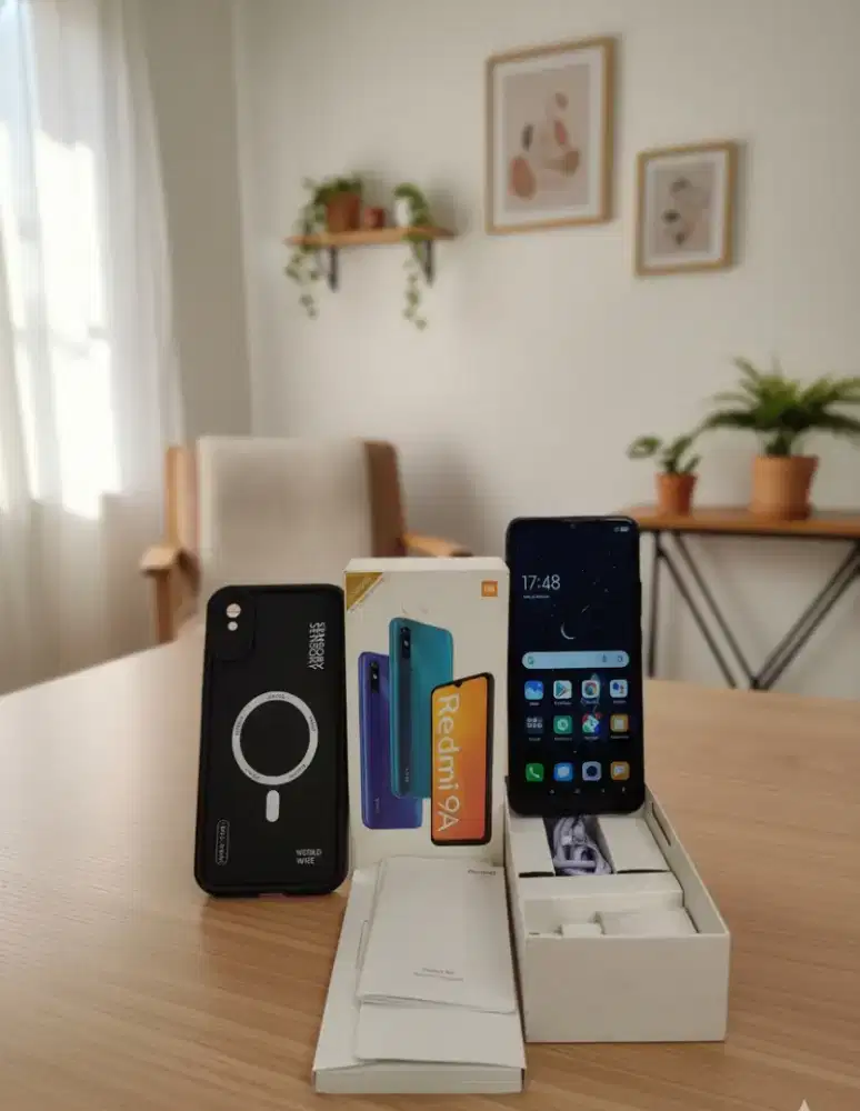 Redmi 9A 3/32 4G LTE Fullset Normal Siap Pakai  
Kondisi Mulus
