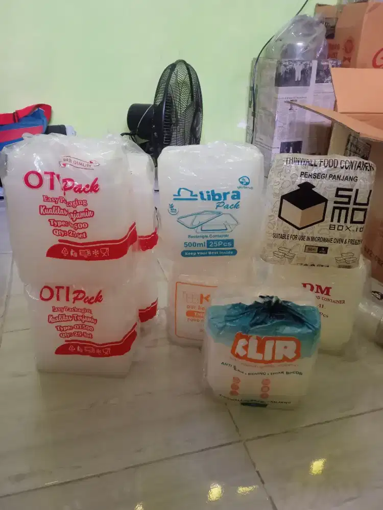 Borongan plastik thinwall 500ml