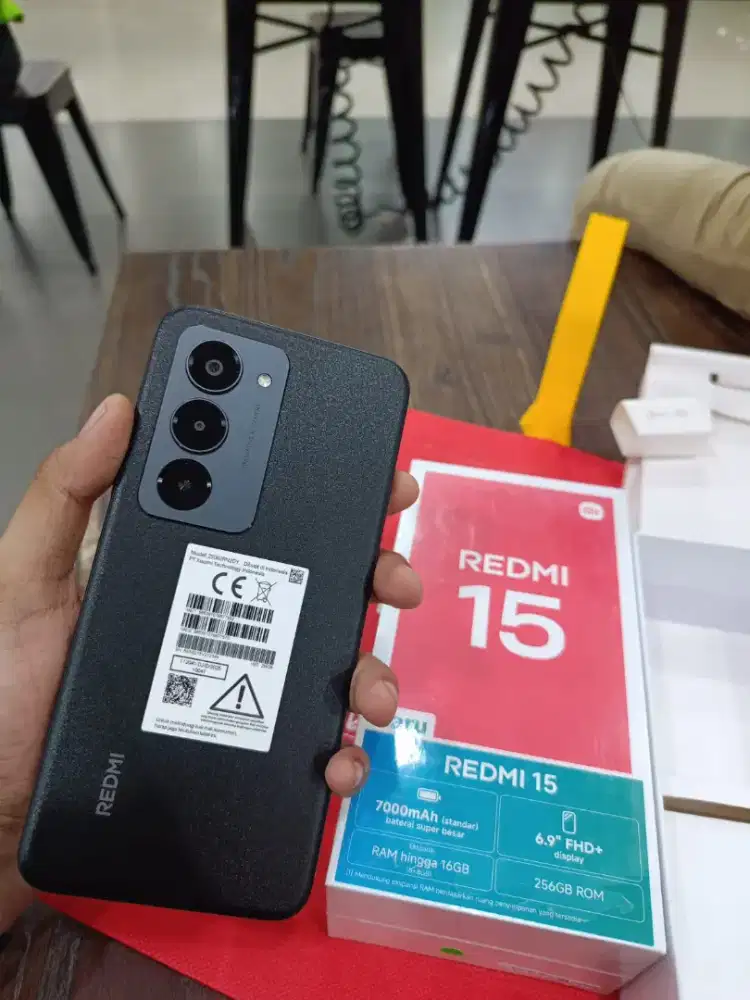 Redmi 15 baterai 7000mah NFC garansi 15bln