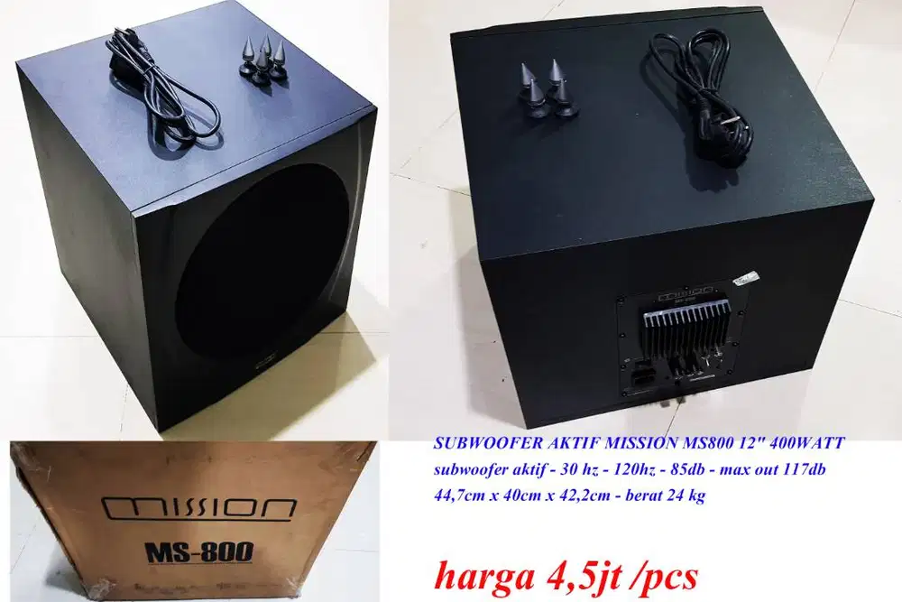 subwoofer 12in mission