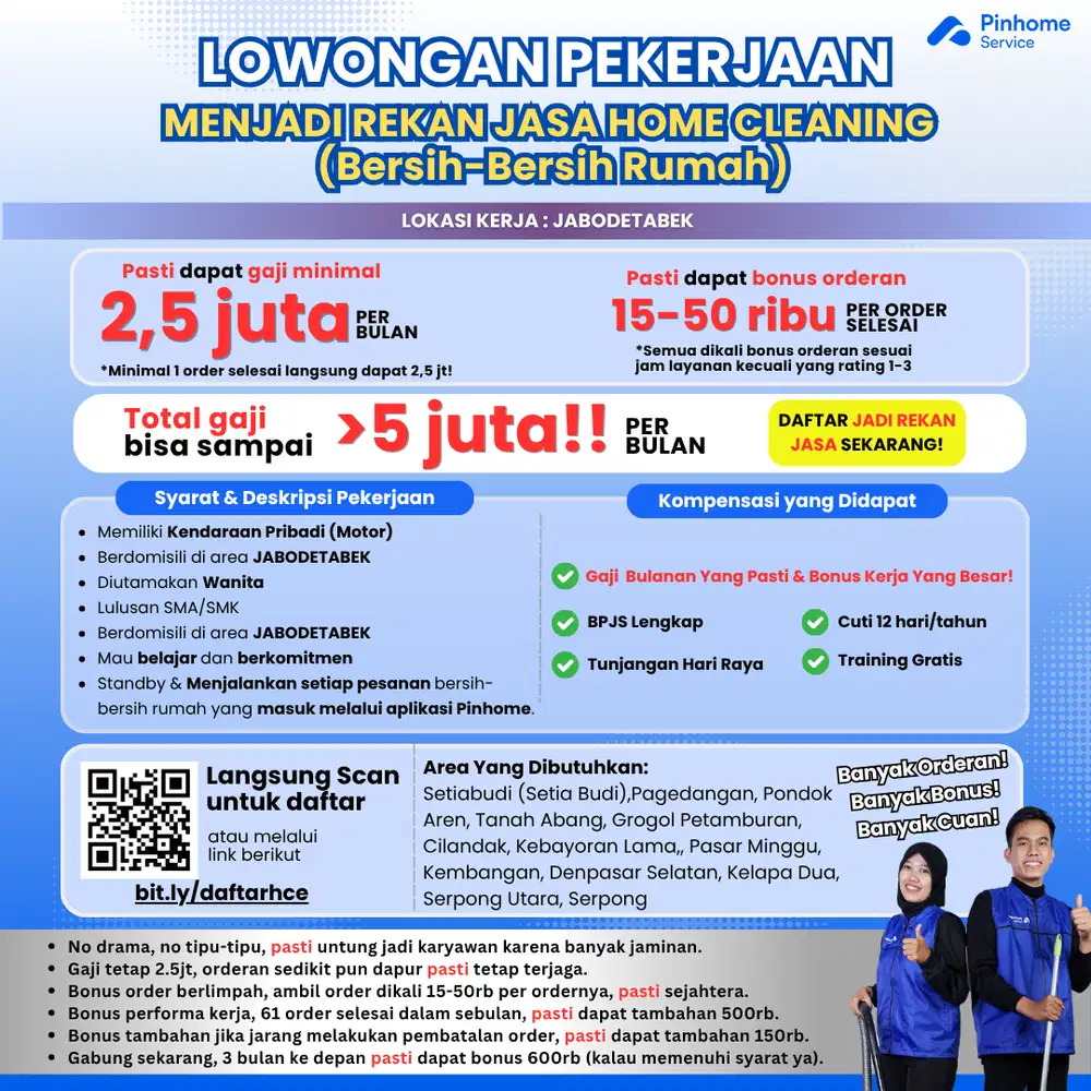 Rekan Jasa Pembersihan Rumah