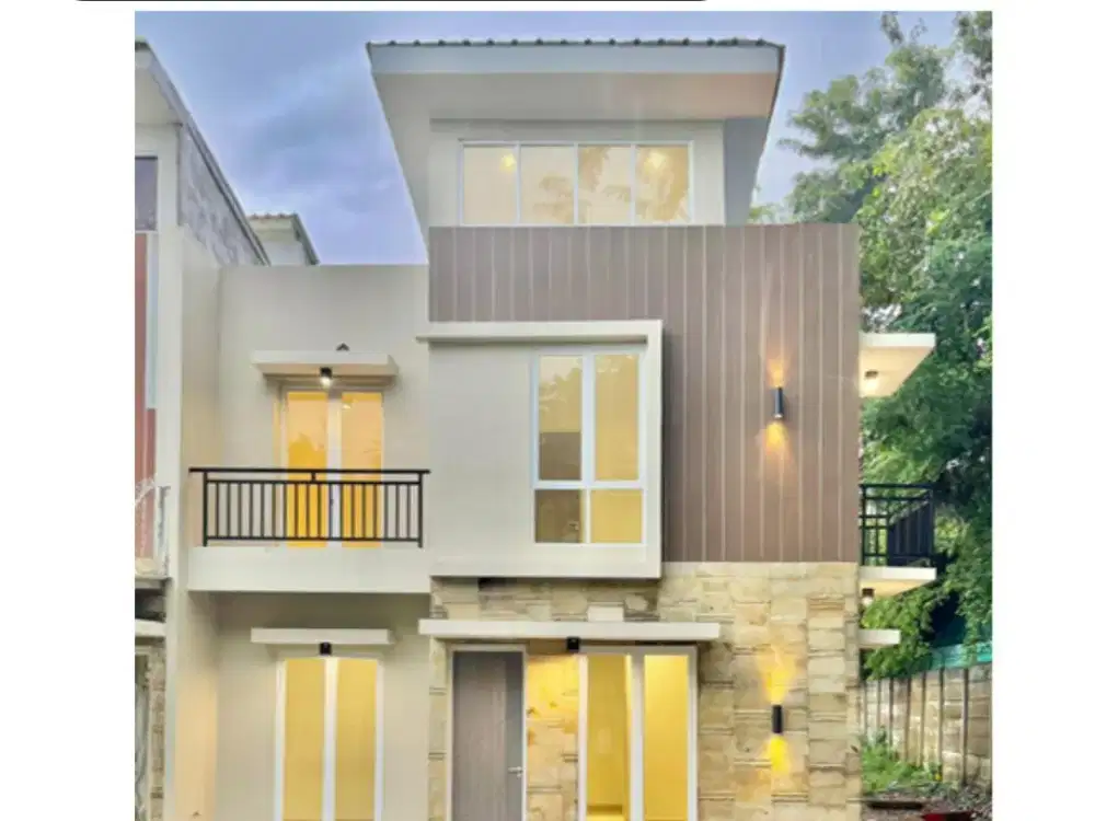 DIJUAL RUMAH HOOK 2 LANTAI CLUSTER ACCOLA PARK *GL118*