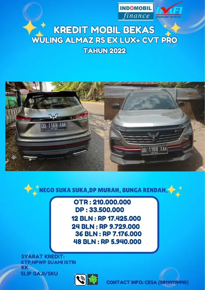 WULING ALMAZ RS 1.5 LT LUX