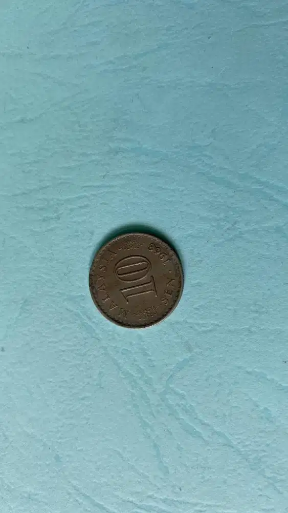 Uang koin kuno malaysia 10 sen