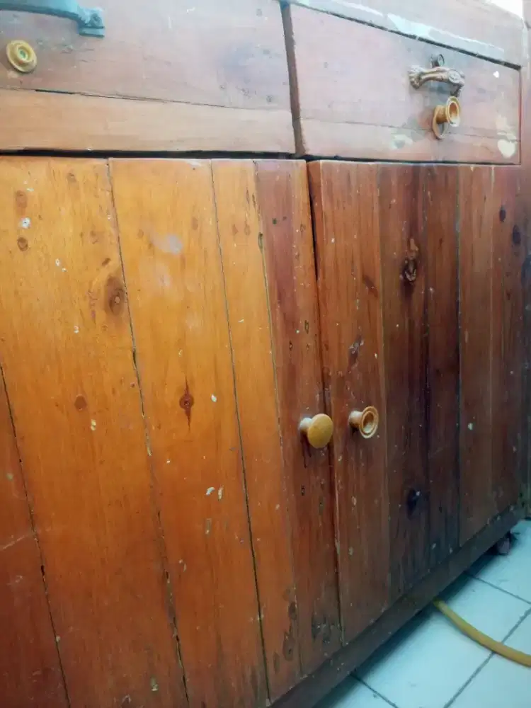 lemari kayu sken dijual