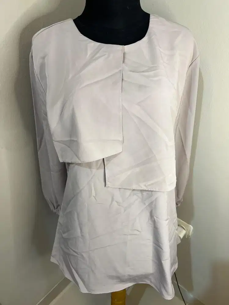 Kemeja Tunik Silver