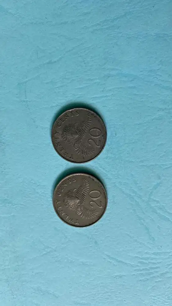 Uang koin kuno singapura