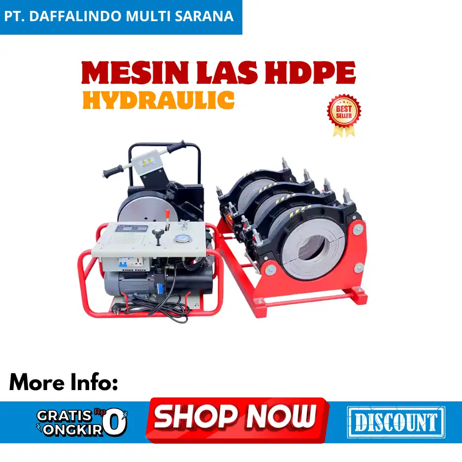 Supplier Mesin Las Pipa Hdpe SHD 160mm | Ready Mesin Hdpe murah