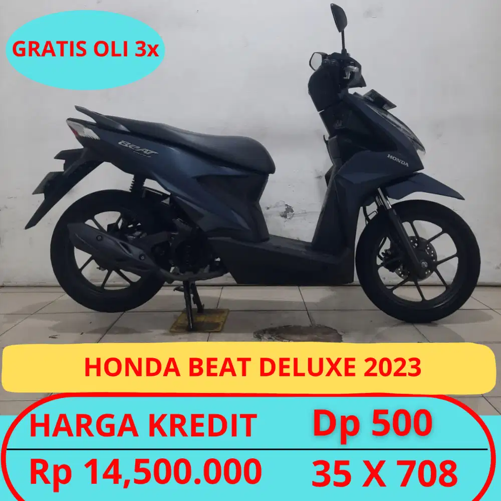 Honda Beat Deluxe 2023 Geransi Mesin. Gratis Oli 3x. Free Ongkirr
