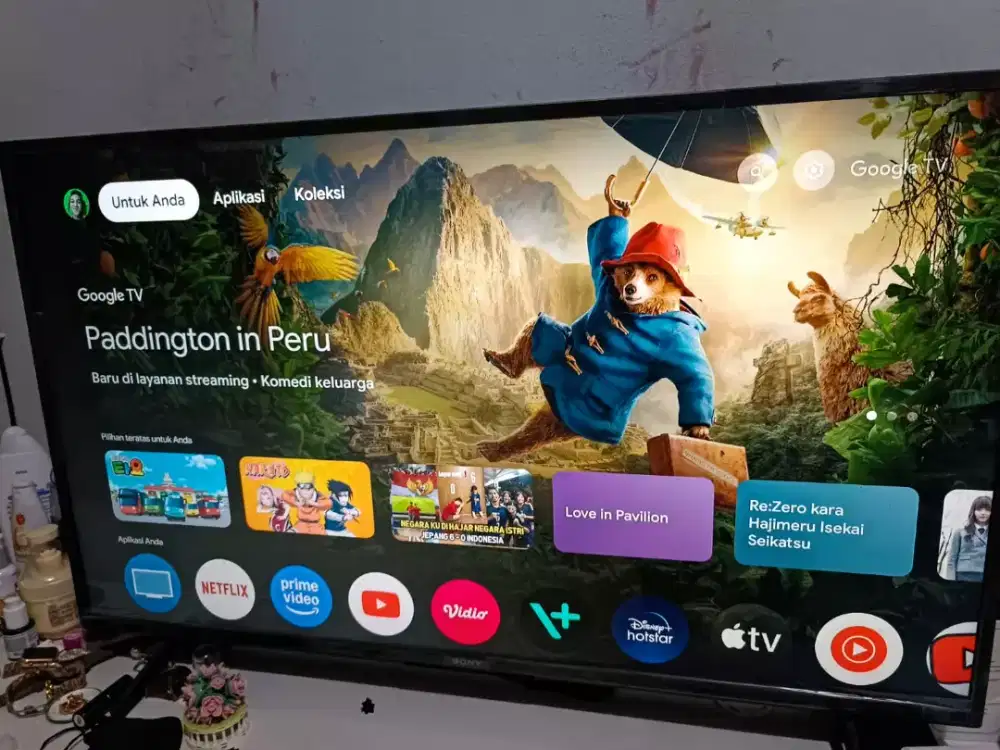 Google tv second Sony BRAVIA X75K 
43 inchi