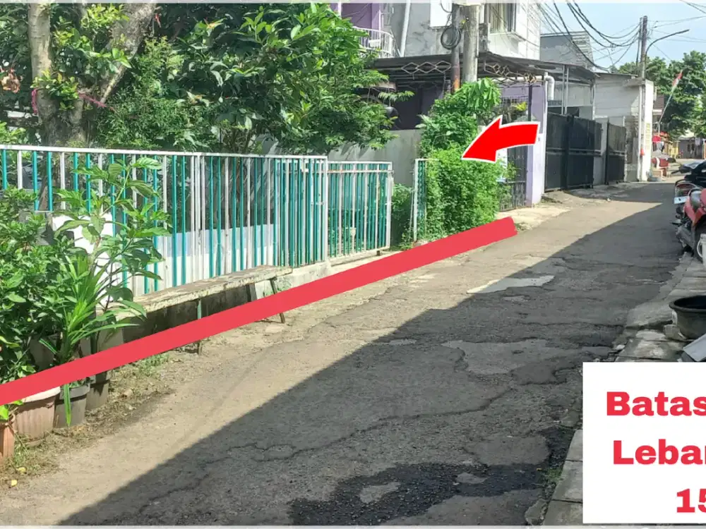 Dijual Sebidang Tanah Dekat Masjid Luas 300m² Di H.Djuna Raya Cocok Buat Mini Cluster