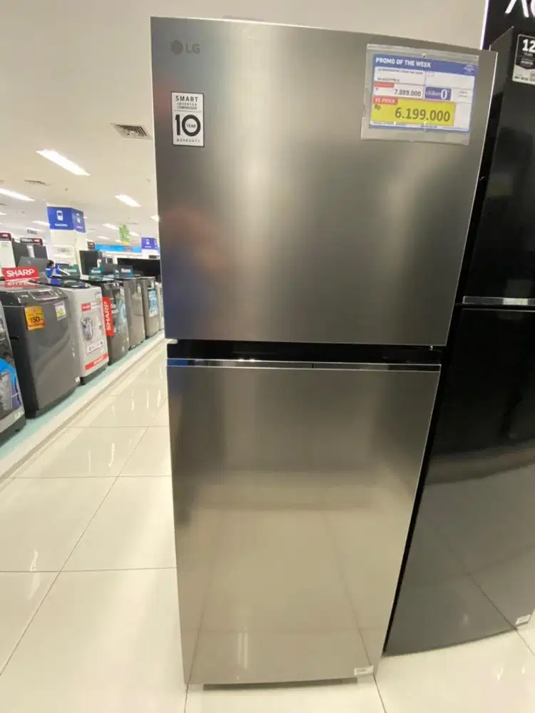 Promo kulkas LG 2 pintu type GN-B312PFFB harga promo Rp. 6.199.000