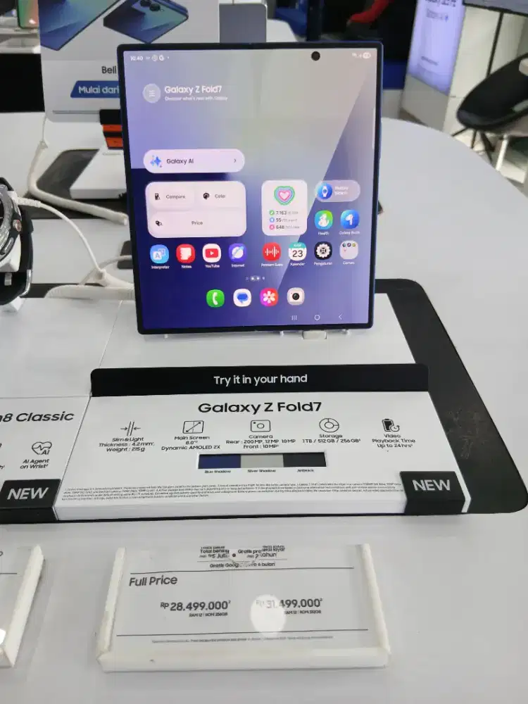 samsung galaxy Z Fold7 12/256GB & 512GB Garansi sein