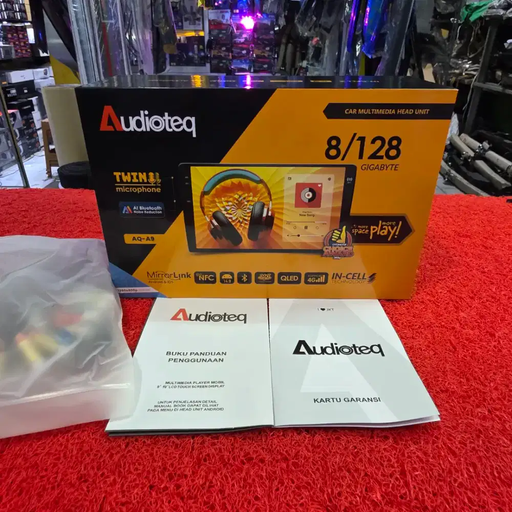 Head Unit Android Audioteq AQ-A9 RAM 8GB ROM 128GB NFC Suport 360 9 in