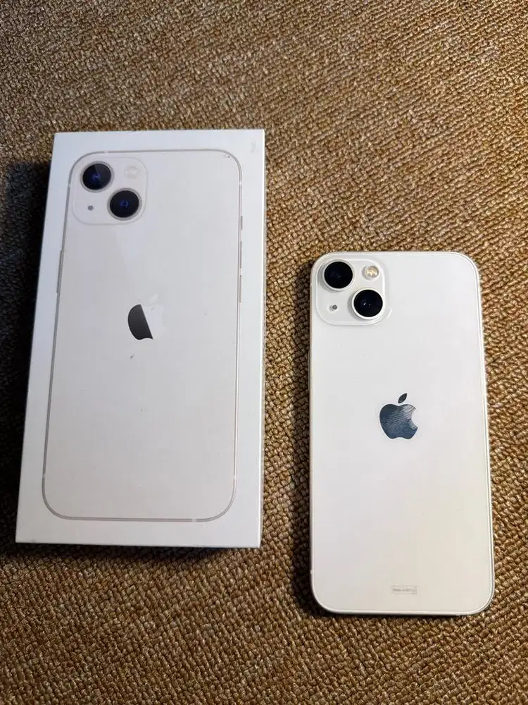 Iphone 13 Starlight / Putih 128 GB Garansi