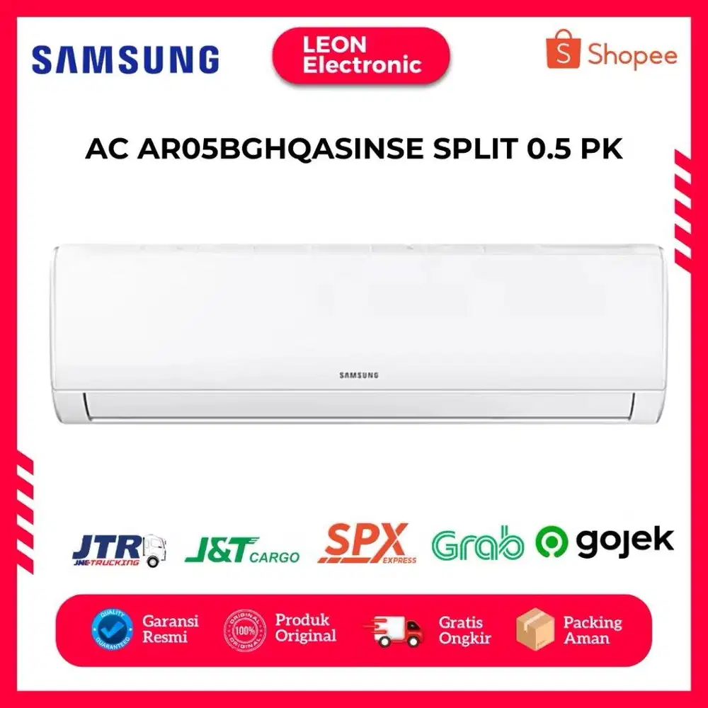Samsung AC Standard 1/2 PK Fast Cooling 0,5 PK AC Split AR05TGHQASINSE