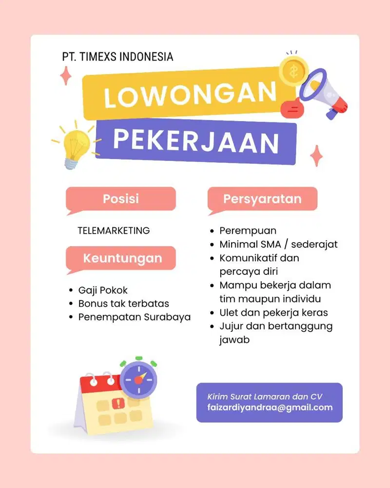 Lowongan Kerja Telemarketing