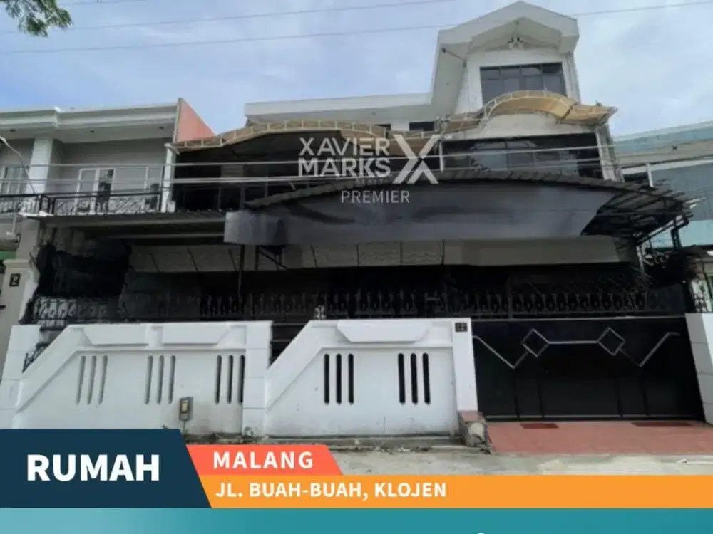 Unit Langka Disewakan Rumah 3 Lantai di Jl Buah Buah Klojen, Malang