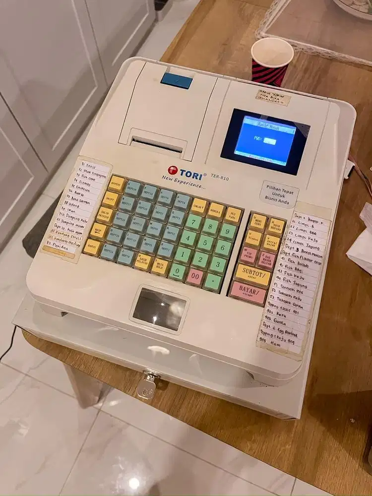 Mesin kasir second masih berfungsi