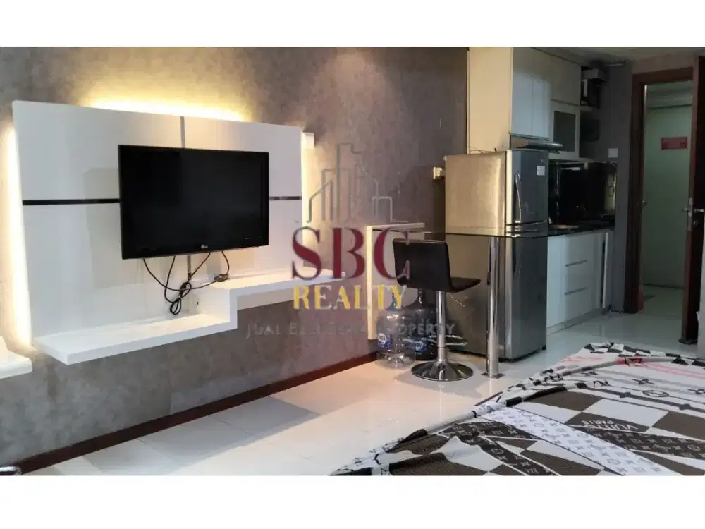Siap Huni Dijual Apartemen Royal Mediterania Garden Residence Type Studio Kondisi Furnished, Dekat dengan Mall Dan View Pool