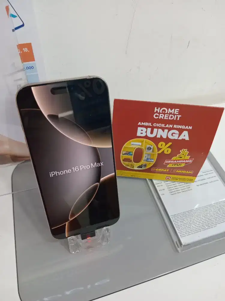 DAPATKAN IPHONE 16 PRO MAX PAKAI HOME CREDIT