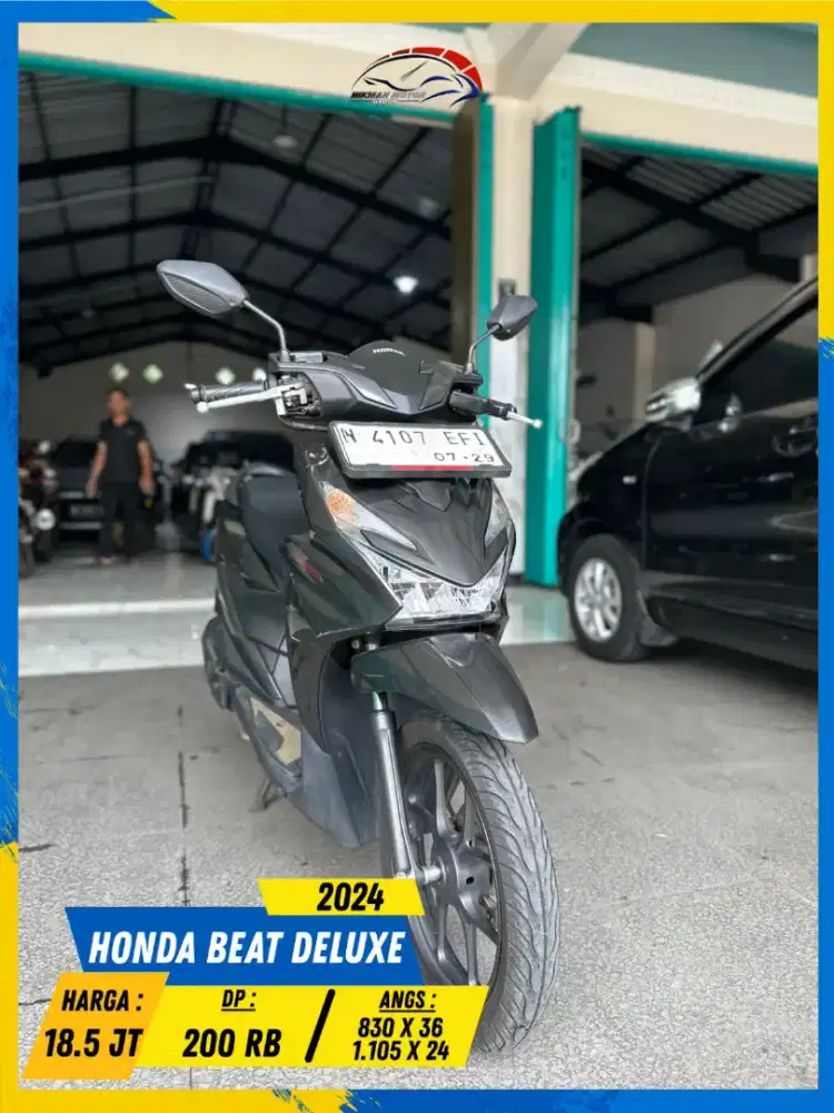 HONDA BEAT DELUXE 2024 BEKAS RASA BARU BOSS HIKMAH MOTOR KEPUH MALANG