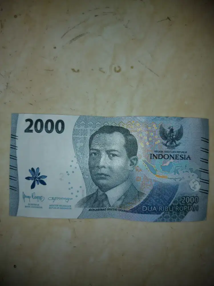 Uang Kertas Rp 2000 no seri unik