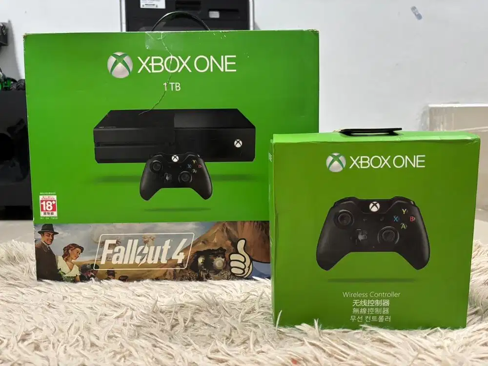 Xbox One 1TB tangan 1 dari baru. Full set