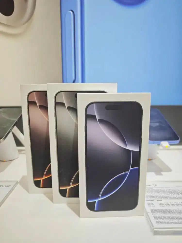 IPHONE 16 PROMAX LIMITED STOK NEW SEGEL RESMI IBOX