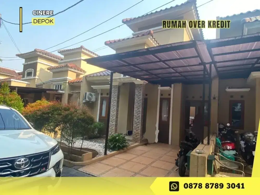 Jual Rmh Over Kredit dkt Tol Brigif 235JT di Green Cinere Depok