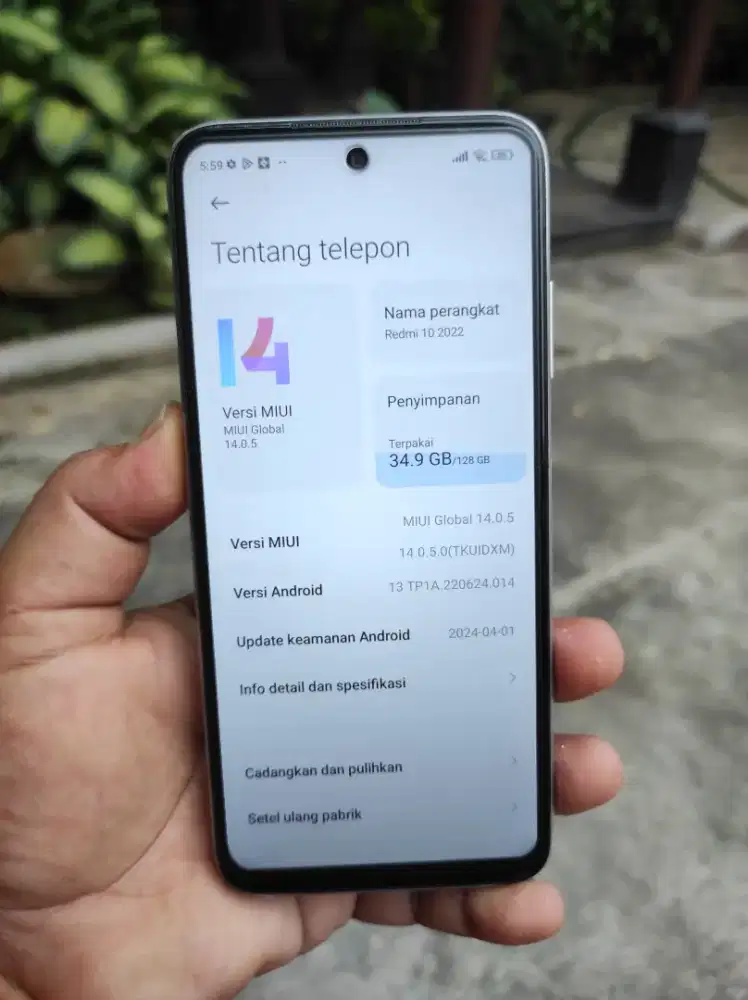 Redmi 10 ram 6/128