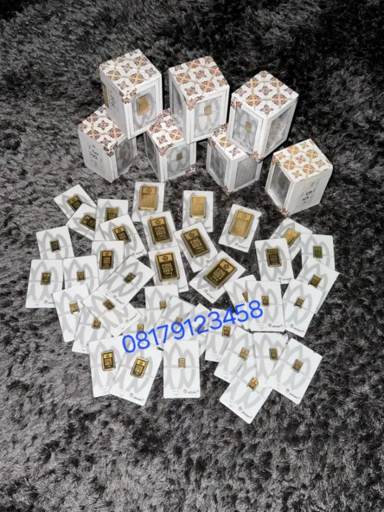 Emas Antam Certieye 2025 100gr 50gr 25gr 10gr 5gr 2gr 1gr