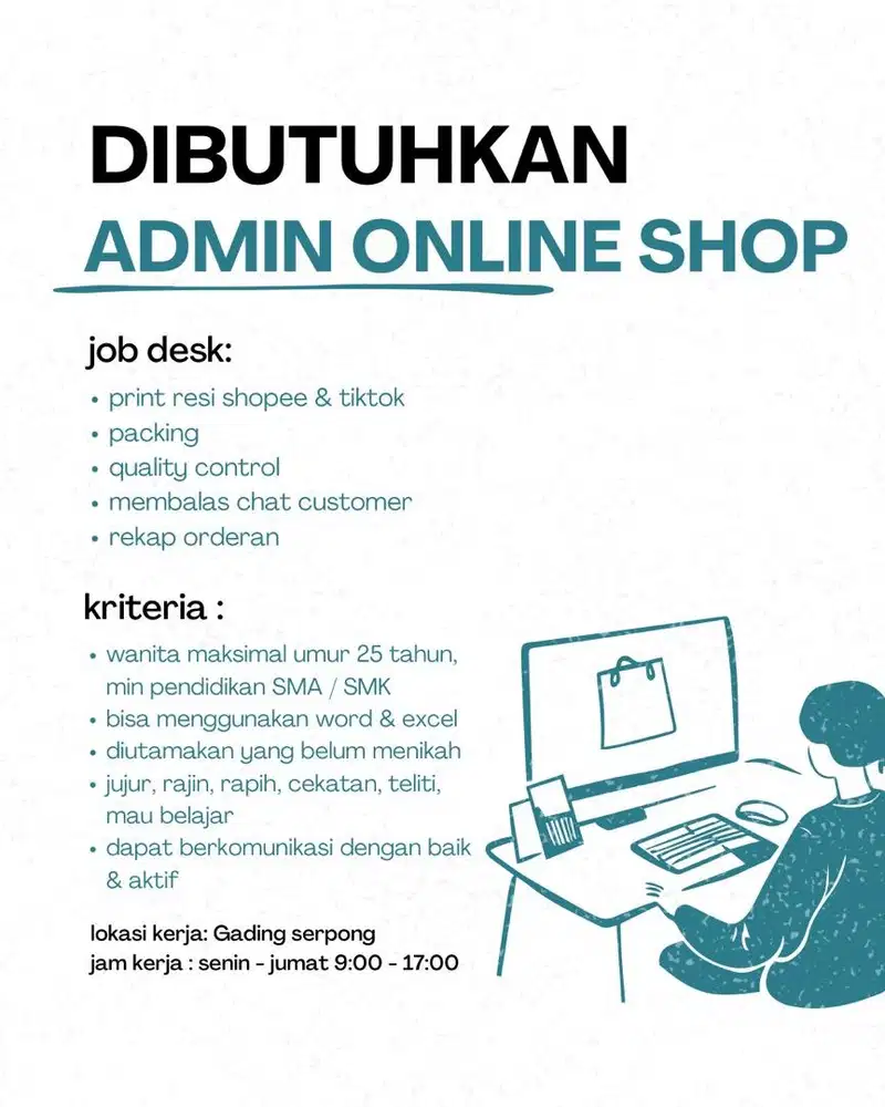 DICARI ADMIN ONLINE SHOP