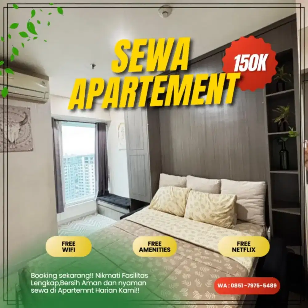 Sewa Apartemen Jakarta Timur BASSURA CITY Harian/Transit Termurah