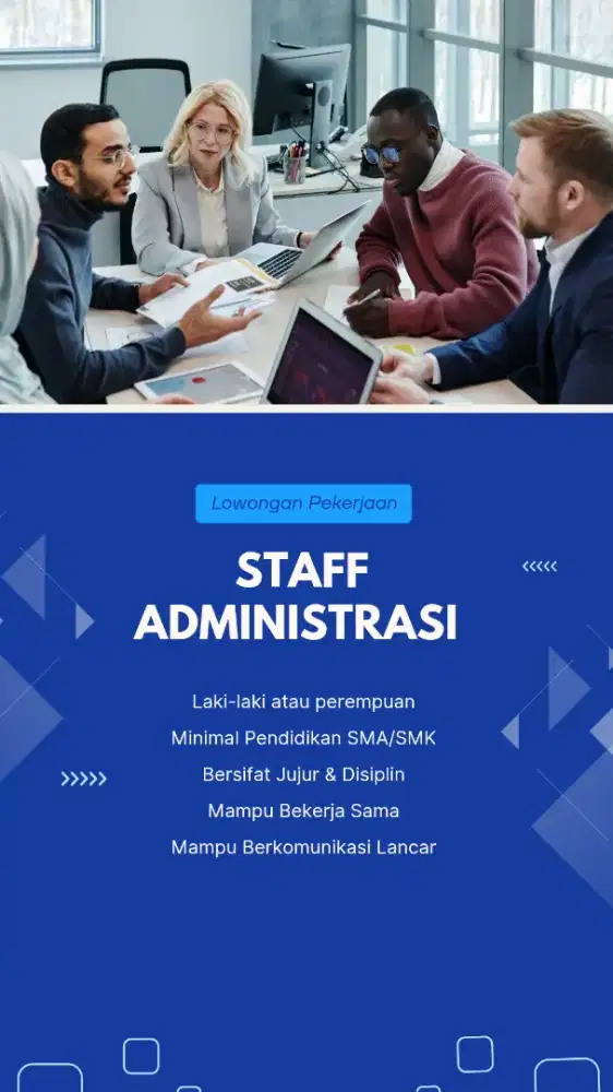 LOWONGAN STAFF ADMINISTRASI KANTOR & ADMIN SUPOORT