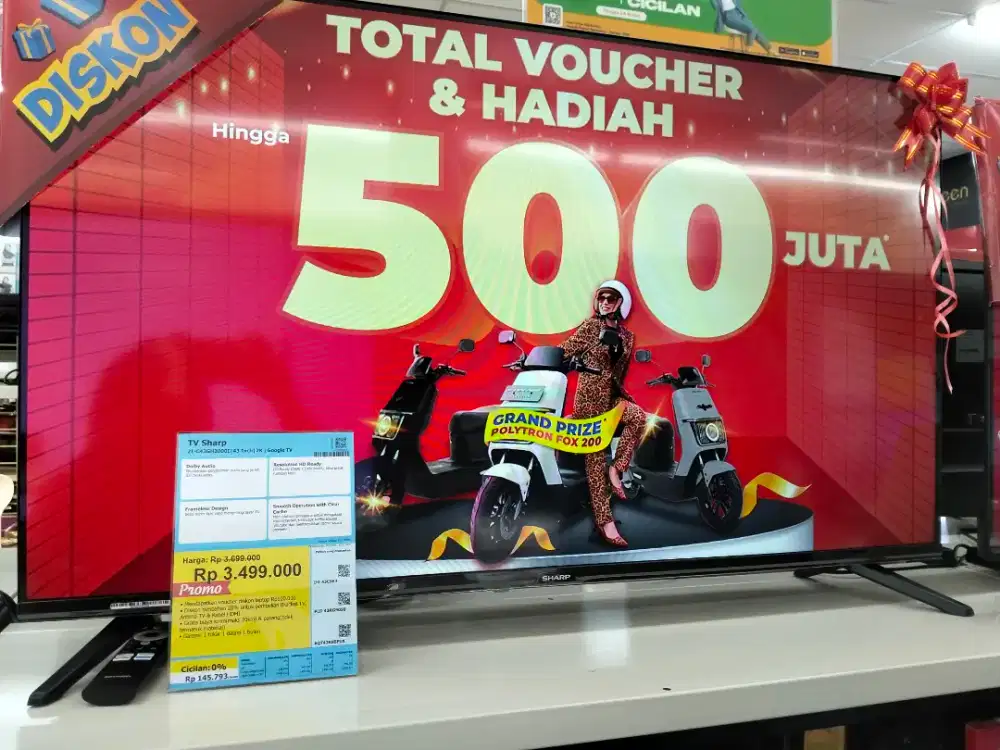 TV SHARP 43 INCH PROMO CICILAN HOMECREDIT