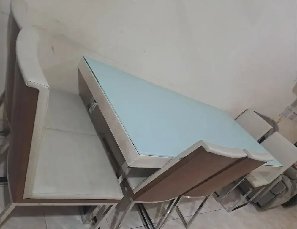 Meja Makan 200x90 dan 6 kursi