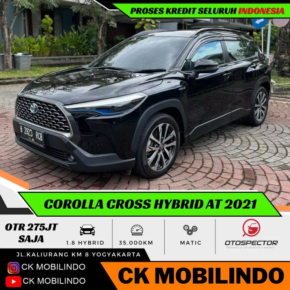 (Km35rb) Corolla Cross Hybrid Matic 2021 Pajak Baru Bisa Kredit