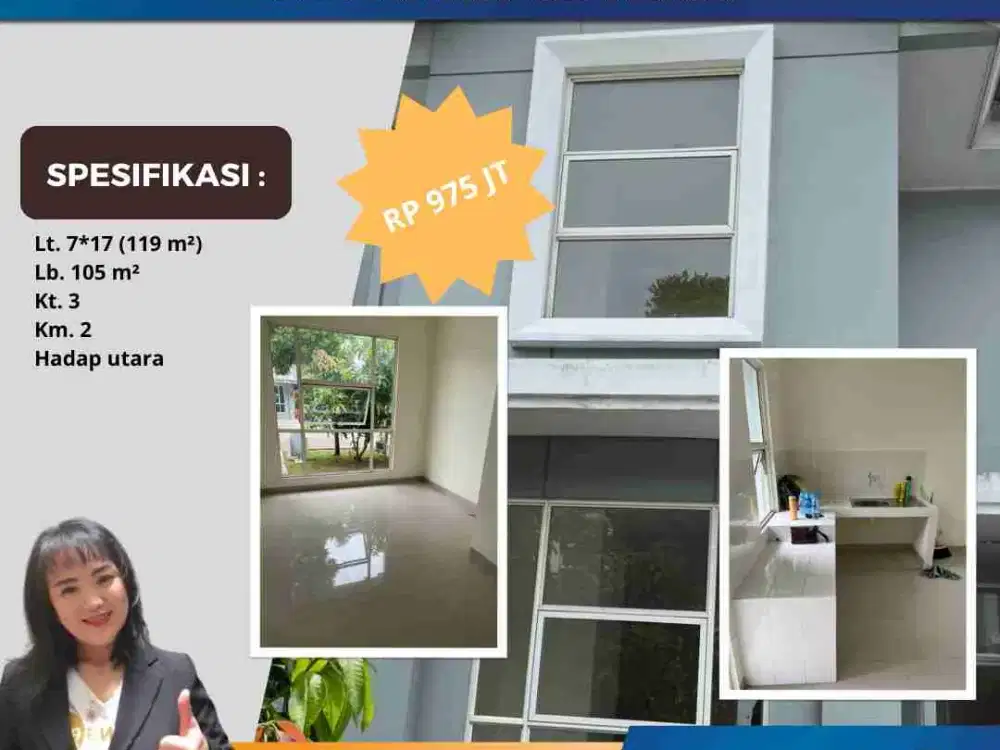 Rumah Dijual Cluster Bahana 119 Suvarna Sutera Lavon Cikupa Tangerang